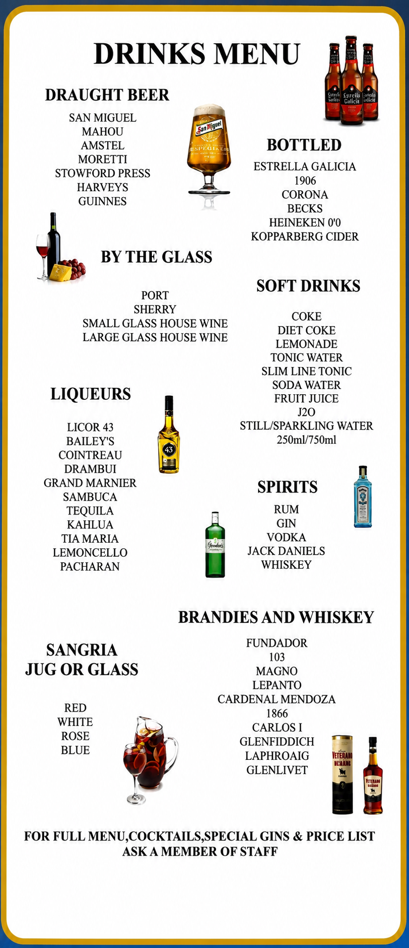 La Farola menu page 4